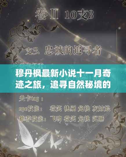 穆丹枫最新小说十一月奇迹之旅,追寻自然秘境的奇幻之旅