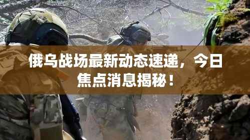 俄乌战场最新动态速递，今日焦点消息揭秘！
