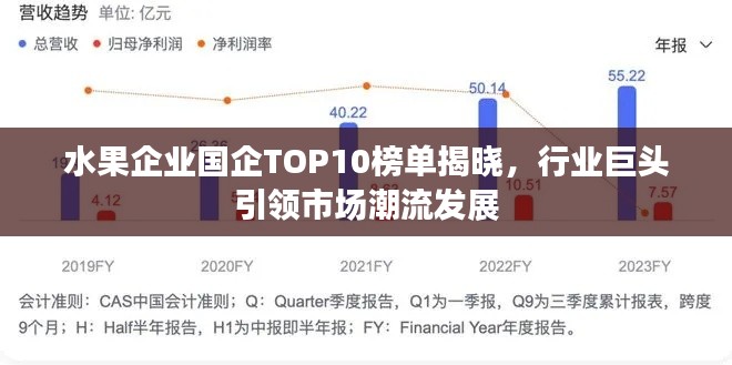 水果企业国企TOP10榜单揭晓,行业巨头引领市场潮流发展